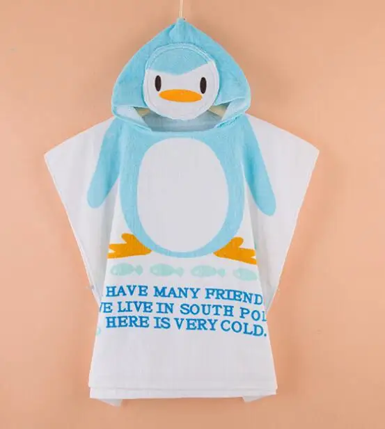 Банный халат детский с капюшоном 60 х120 см|bath towel|children bathbath towel robes |