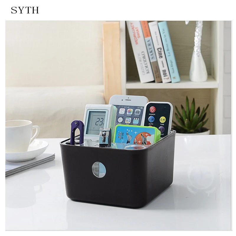 

Home Office Desktop Storage Makeup Organizer Plastic Box Saving Space organizador de maquillaje Box Cosmetic Organizer