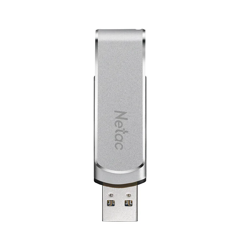 Металлический Флешка Netac 3 0 16 ГБ 32 64 Гб 128 поворотный флеш диск clef USB U388 палочка для