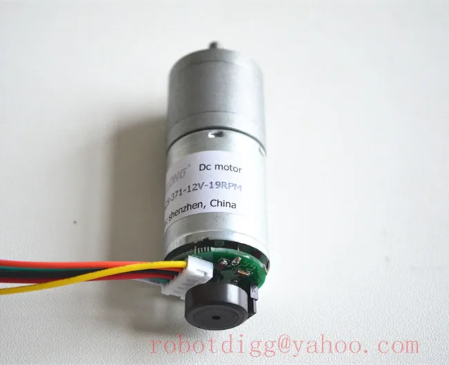 R226_19RPM 371 Gear Motor with Encoder Use for Robot Car Cheap Sale | Обустройство дома