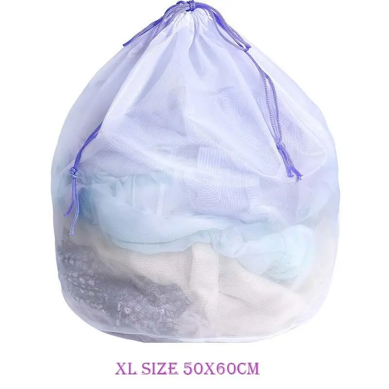 50x60cm purple Полиэстер Zippe стиральный мешок для белья уход за одеждой нижнее белье бюстгальтер носки Нижнее белье стиральная машина многоразмерный домашний протектор для хранения - Цвет: 50x60cm purple