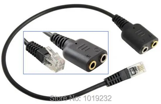 Кабель для гарнитуры VoiceJoy адаптер 2X3 5 мм в RJ9 конвертер ПК гарнитура RJ9/RJ10/RJ12