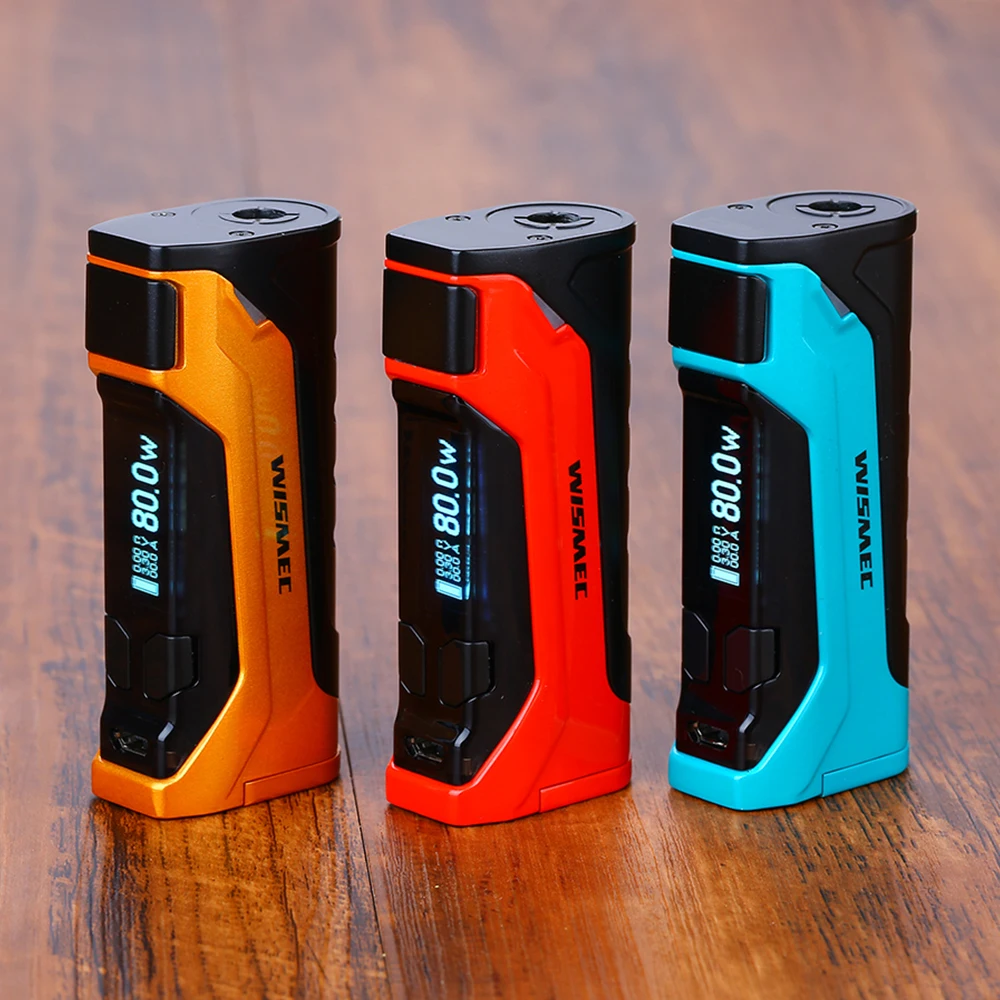 Распродажа WISMEC CB 80 TC бокс мод макс Вт Выход и 0 91 дюймовый дисплей без 18650 батарея