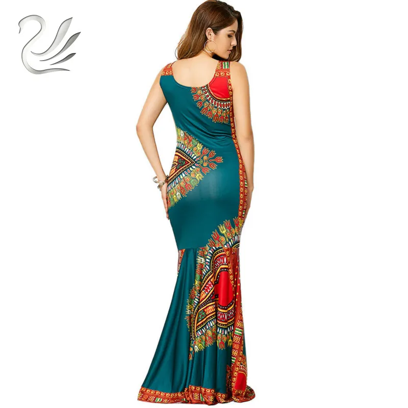 Облегающие платья этническое хиппи богемное племенное платье без рукавов
