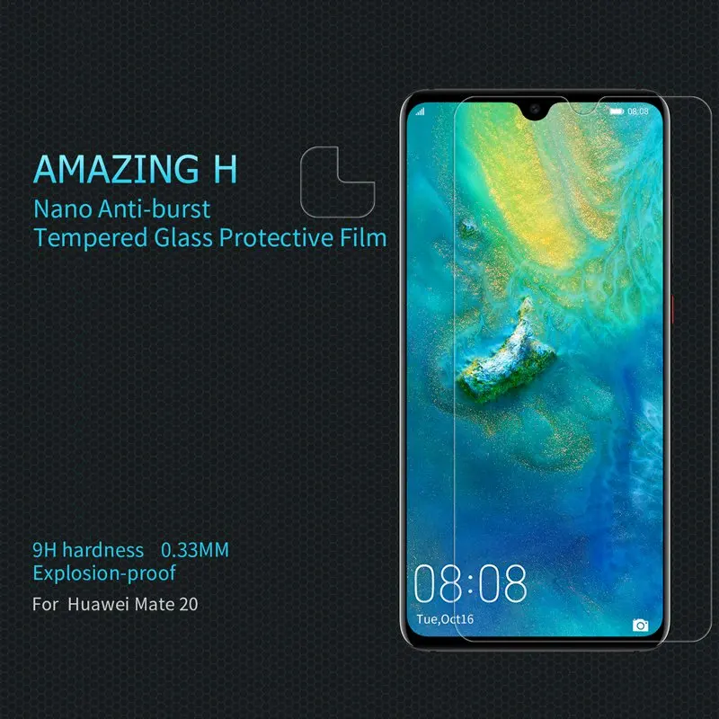 Для Huawei Mate 20 Защитное стекло для экрана закаленное Защитная пленка защита на