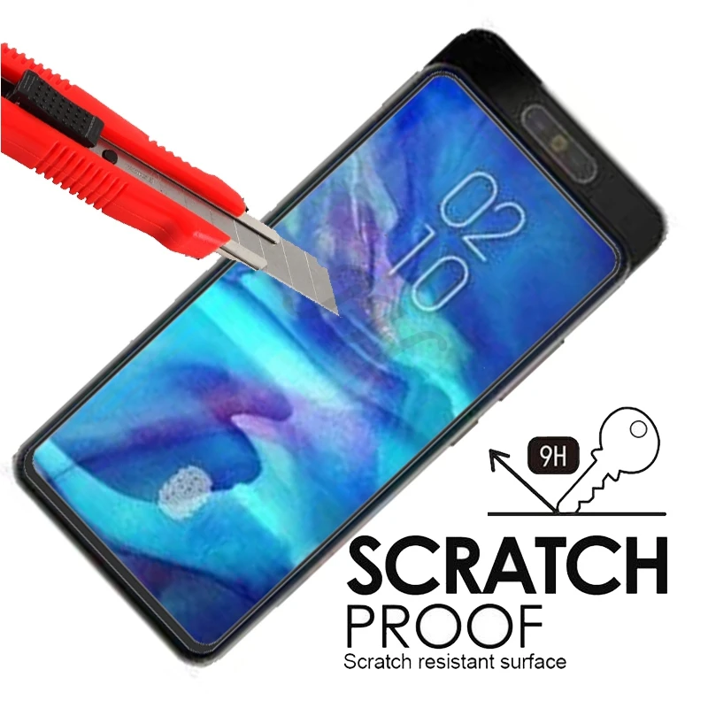 2 шт. закаленное стекло для Samsung Galaxy A90 полное покрытие 9H Взрывозащищенная