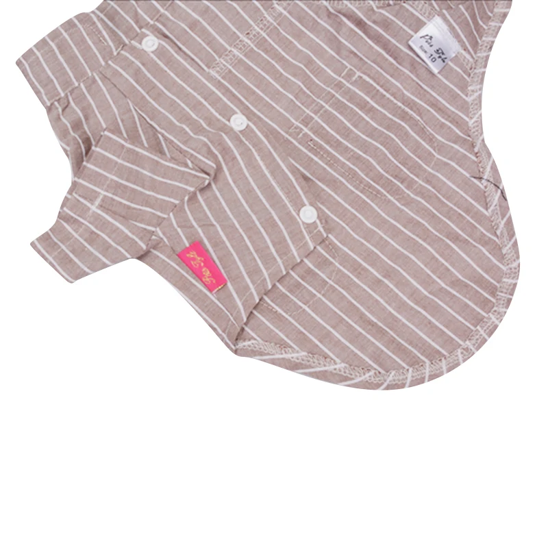 Летняя одежда для маленьких собак хлопковая Футболка кошек и жилет щенков