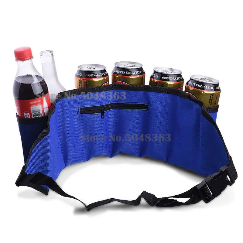 6 Pack Beer Soda Drink Camo Belt Holster Outdoor Bottle Holder Hunting Tactical For Lovers | Спорт и развлечения