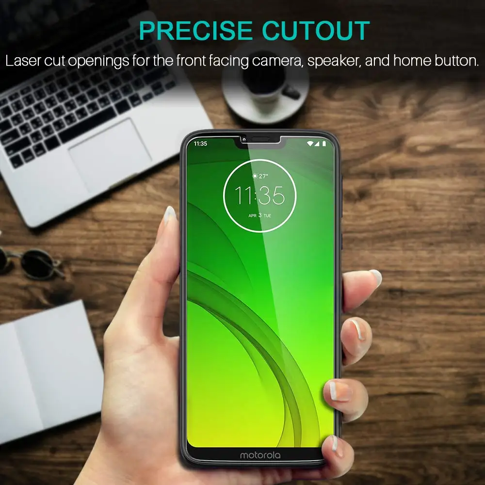 Защитная пленка 9H 2.5D для Motorola Moto G7 Power закаленное стекло Play защитная Screen