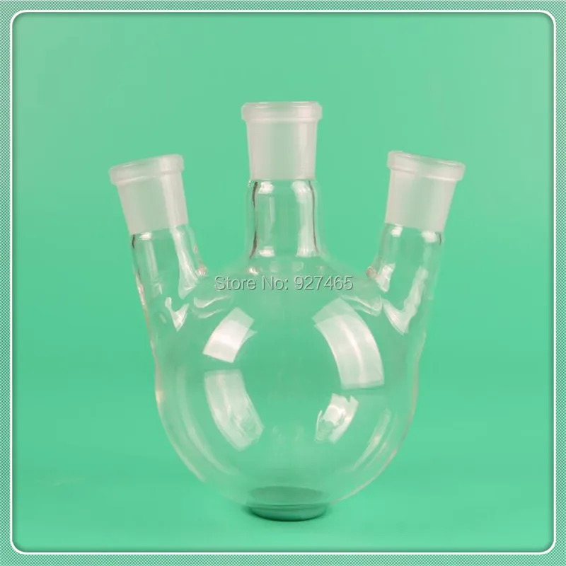24/29 500 мл/1000 мл/2000 мл 3 шейная стеклянная колба с круглым дном|glass flask|round glass flaskround