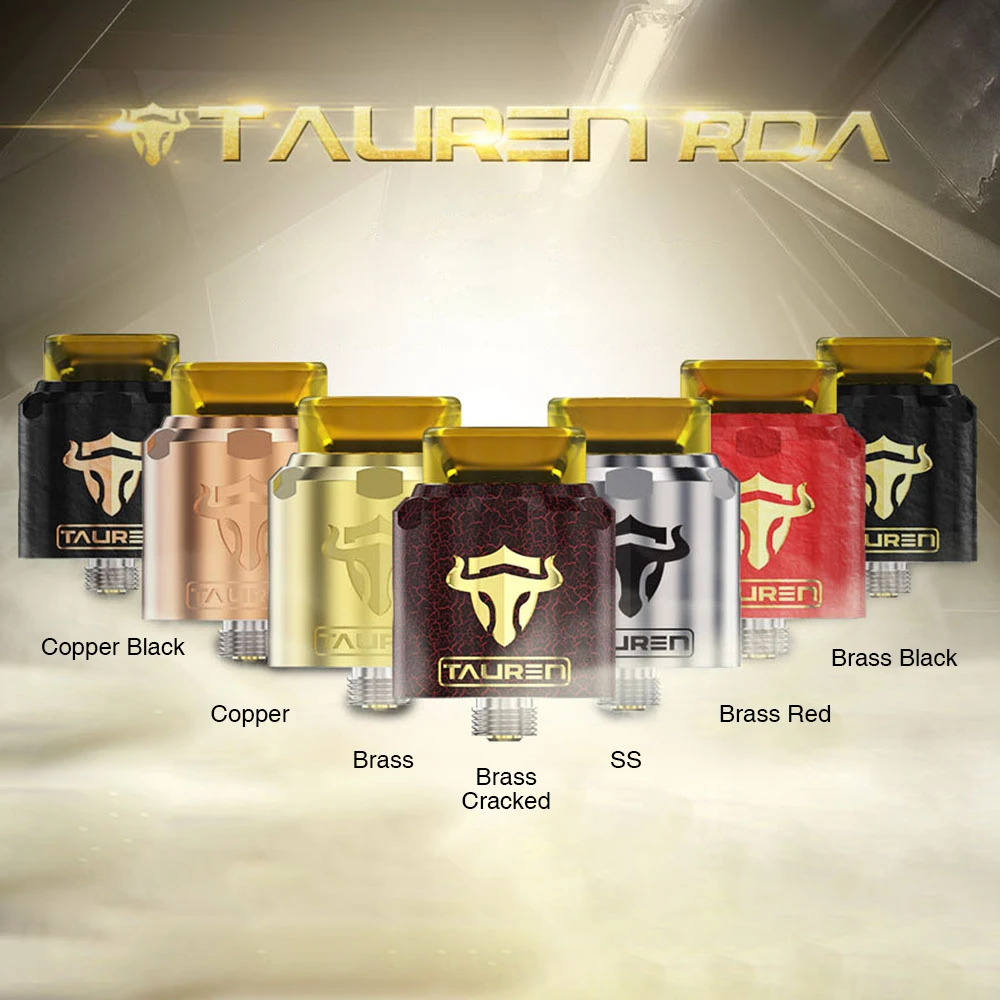 THC Tauren (Solo) RDA обслуживаемый капельный атомайзер диаметром 24 мм с 28