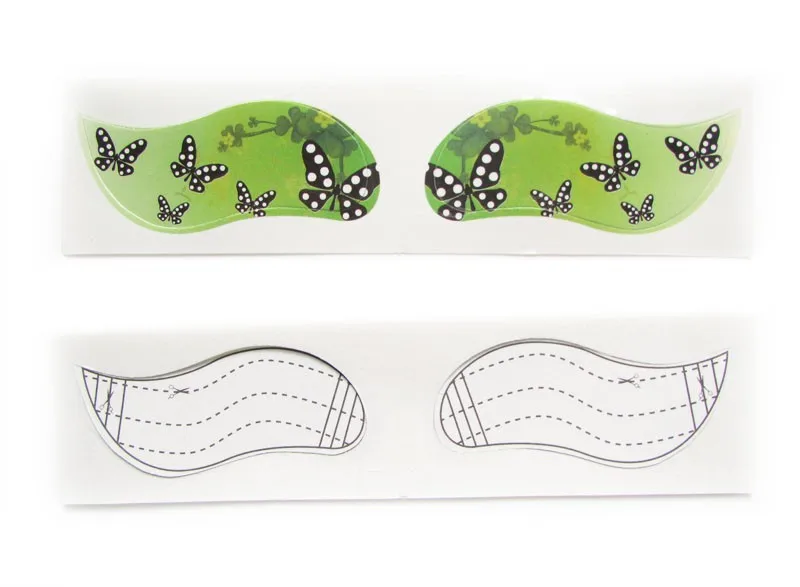 4 шт./лот Временная глаз Водные Переводные картинки подводка для вечерние тени