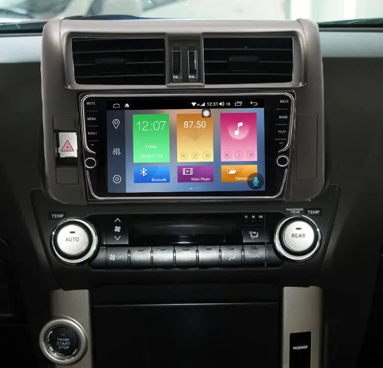 9 &quotAndroid 8 1 4G RAM 64 ROM автомобильный dvd-плеер GPS навигация для Toyota Land Cruiser Prado 2010-2013