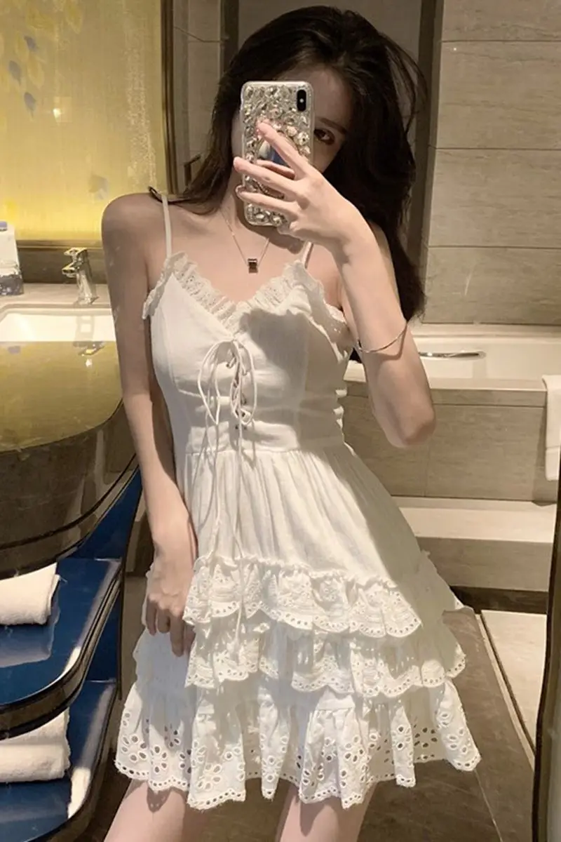 2019 летнее женское пикантное платье vestidos De Verano кружевное мини трапециевидной