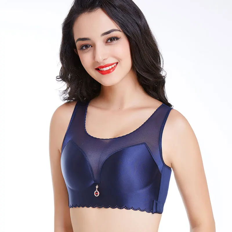 Full cup super-thin bra Adjustment type Big chest is small. Sexy big code 120CDE Breast collection Ladies | Женская одежда