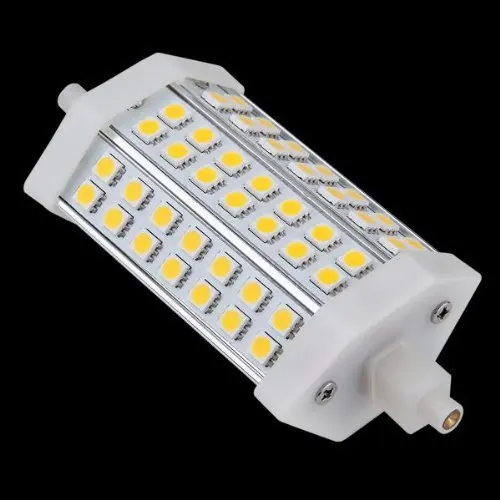 4XR7s J118 Ampoule Spot Dimmable 5050 SMD 42 LEDs Blanc Chaud 3000K 118 мм | Лампы и освещение