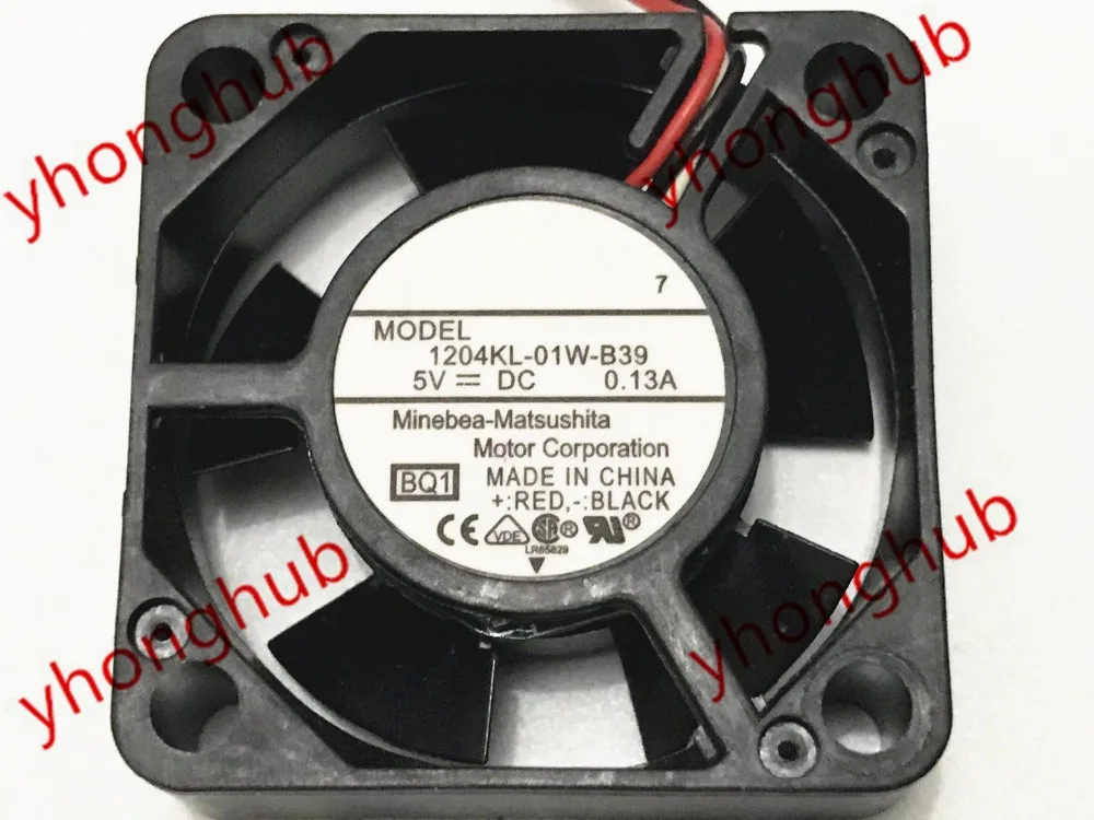 NMB MAT 1204KL 01W B39 BQ1 DC 5V 0.13A 3 провода 30x30x10 мм Сервер вентилятор охлаждения|square fan|server fandc