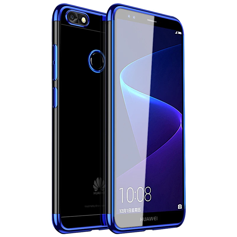 SRHE для Huawei P умный чехол Enjoy 7S Psmart силиконовый роскошное покрытие мягкая задняя