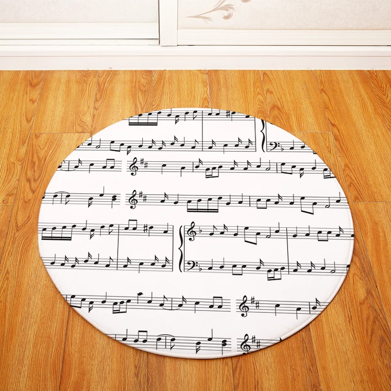 Note Key круглый ковер Детская игровая палатка гимнастический коврик спальня