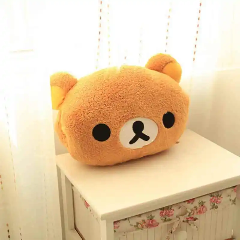 FoPcc 30x25 см Плюшевые мультфильм rilakkuma желтый курица руки теплые подушки, чучело подушки, с днем рождения подарок для девочек