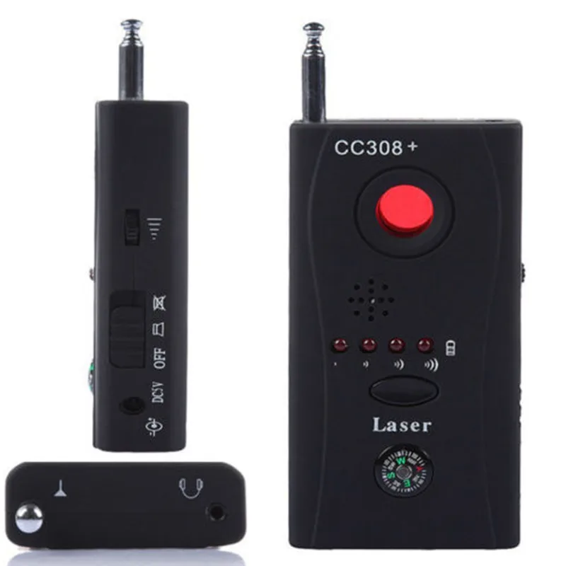 Wireless M Device Audio Bug Finder GPS Signal Laser Lens RF Tracker Anti Spy Detector CC308+ Q99 XR649 | Электроника