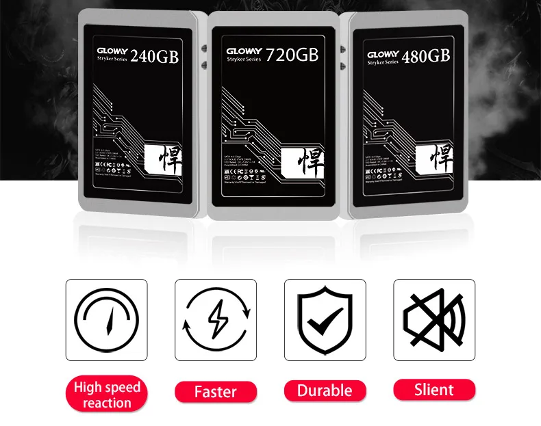 Gloway рекламные SSD 7 мм 2,5 sata III 6 ГБ/сек. SATA3 480 ГБ SSD внутренний жесткий диск твердотельный накопитель 240 ГБ 480 г 720 2T
