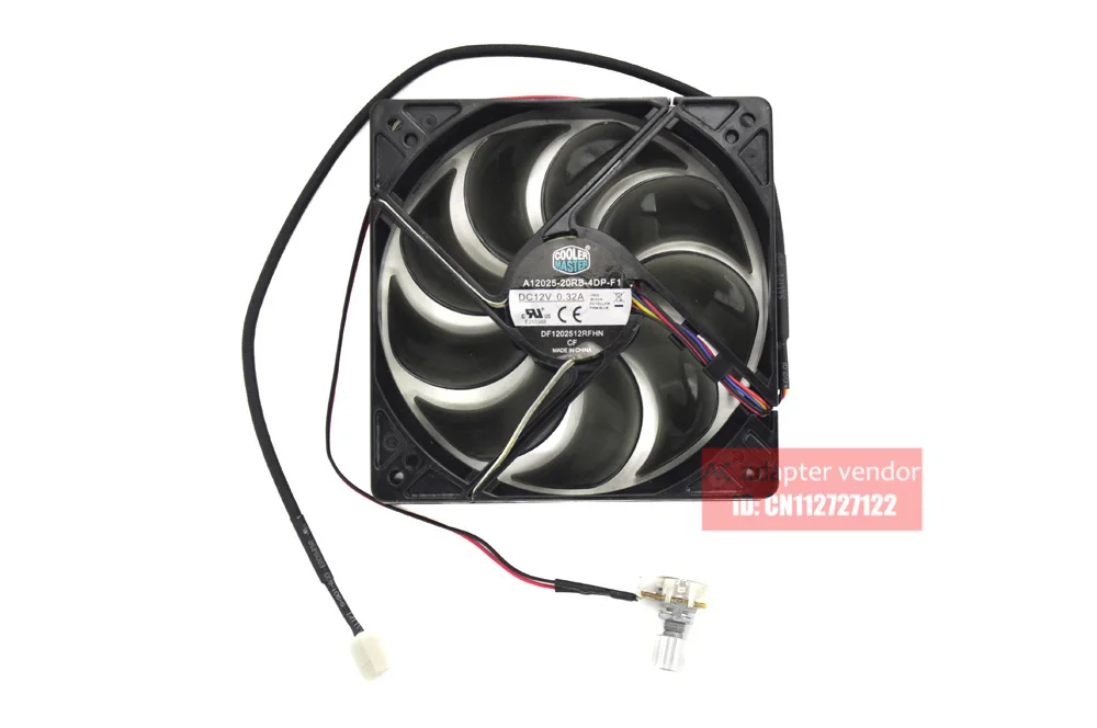Новый Кулер Master CPU 12 см тихий 4 проводной ШИМ Вентилятор охлаждения|cooling fan|cooler master