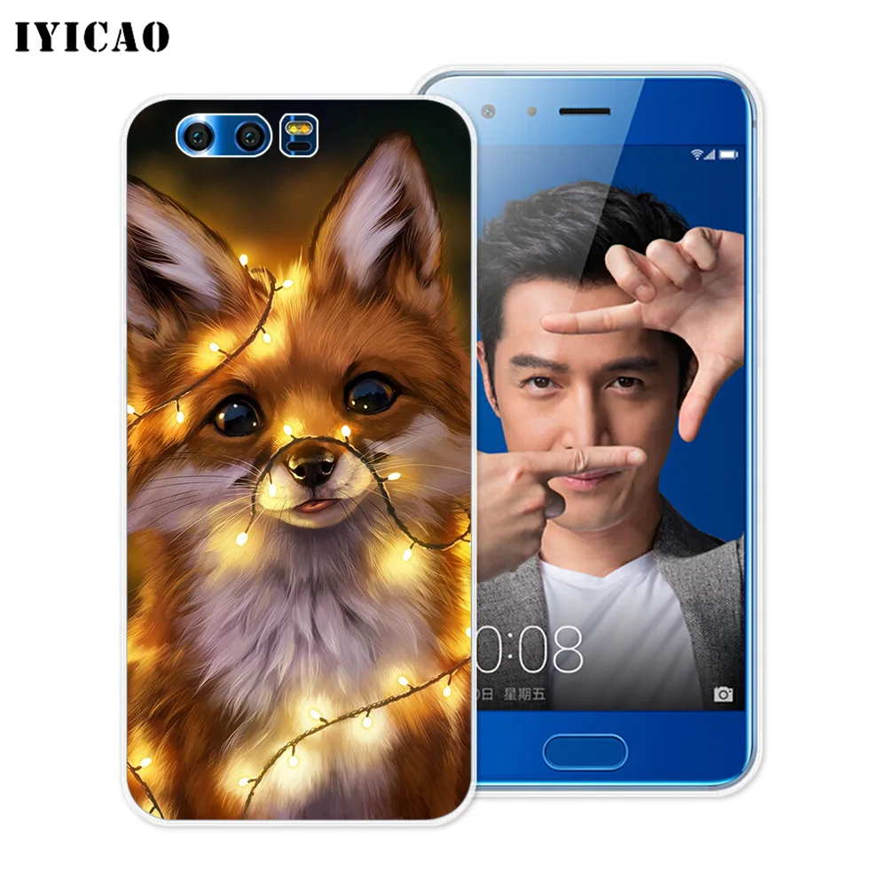 Мягкий силиконовый чехол IYICAO для Huawei Y9 Y7 Y6 Prime 2018 Honor 8C 8X 8 9 10 Lite 7X 7C 6A 7A