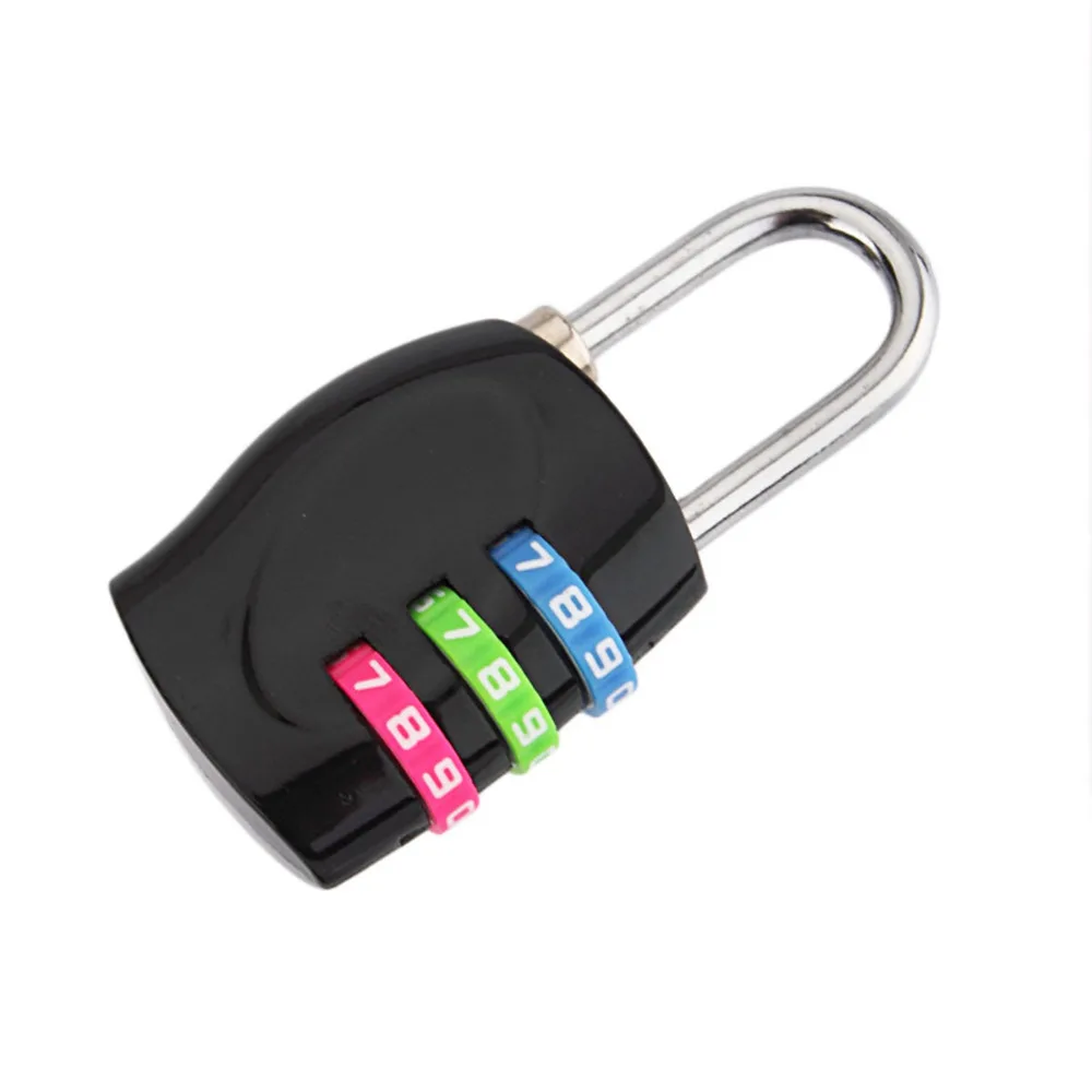 3 Digit Dial Combination Password Lock Zinc Alloy Security Suitcase Luggage Coded Cupboard Cabinet Locker Padlock Fea | Обустройство