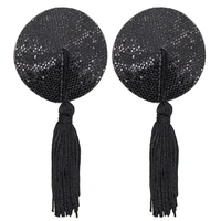women reusable nipple cover tassels pasties sexy breast petals sequin boob tape self adhesive nipples stickers