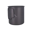 Титановая чашка TOAKS для походов на открытом воздухе, кемпинга, пикника, кемпинга, легкая кружка 450 мл, 375 мл, снаряжение для кемпинга