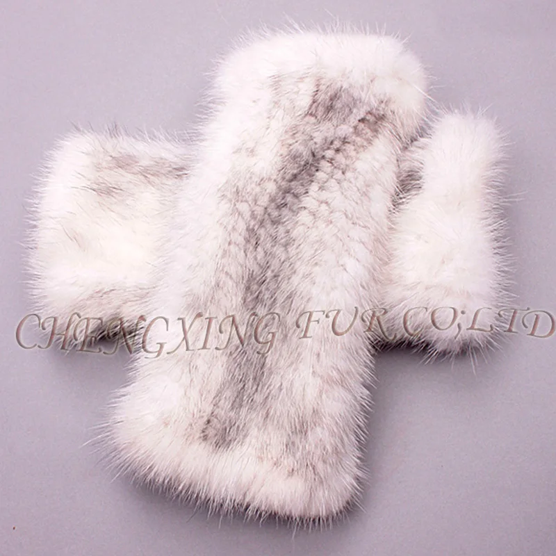 Дешевые зимние перчатки из натурального меха норки |