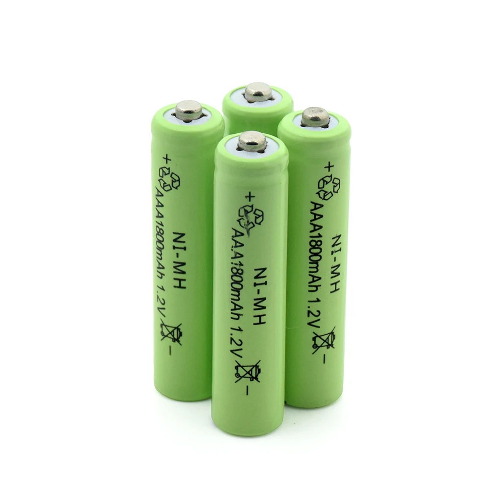 Замена литий-ионных литиевых батарей MP3 часы фонарик ni-mh AAA батарея 1,2 V 1800mAh аккумуляторная батарея