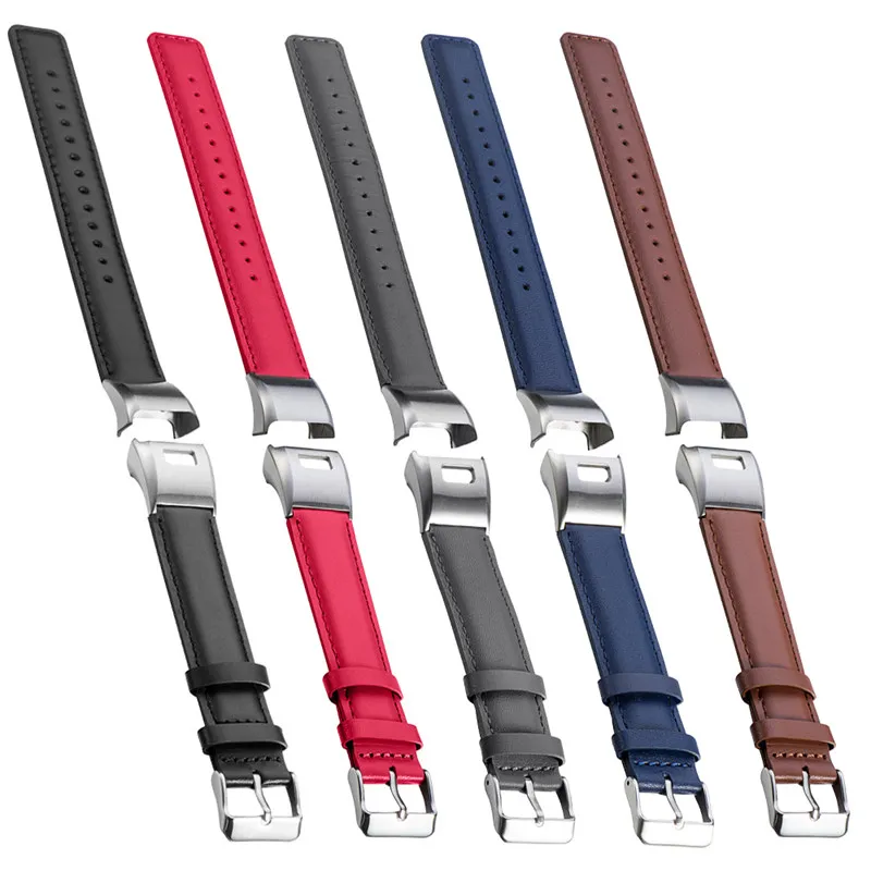 Сменный кожаный ремешок для Garmin vivosmart HR Plus ремешок на запястье для подходящего X10 X40 Карлос Корреа аксессуары 5 цветов