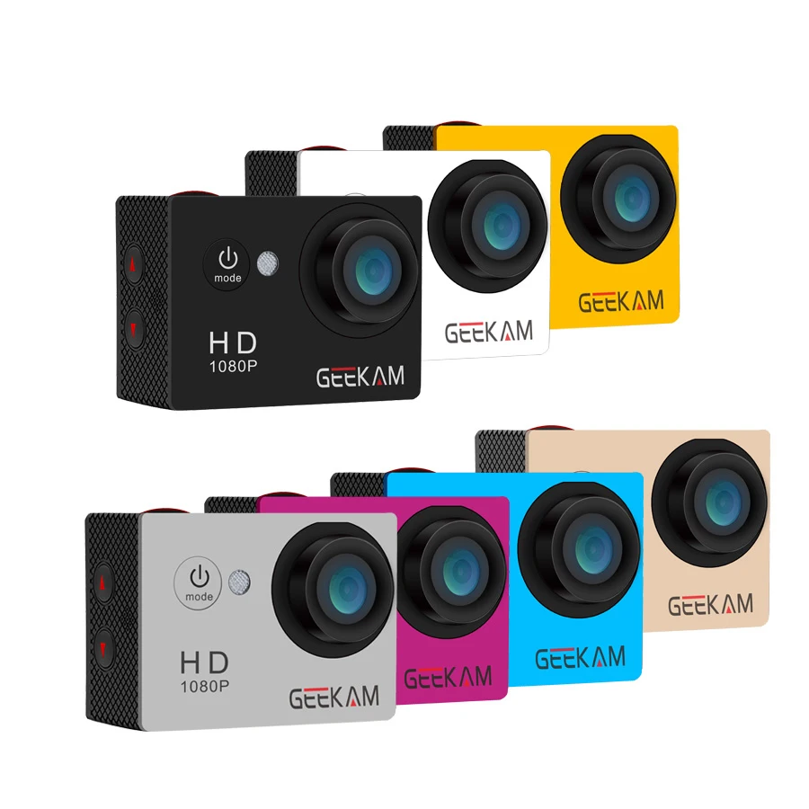 Оригинальная Экшн камера GEEKAM A9 go Mini camaras deportivas велосипедная видеокамера