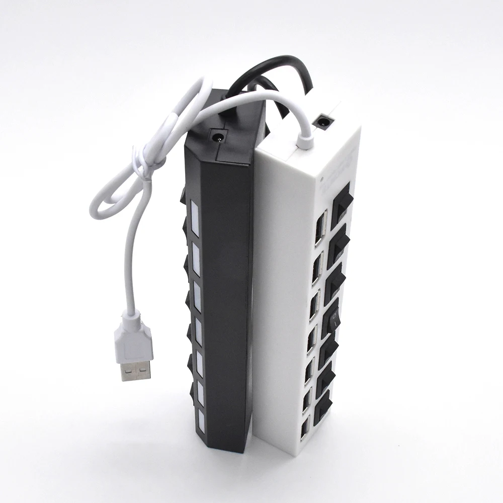 Высокоскоростной 4/7 порт USB концентратор 2 0 многопортовый usb адаптер с