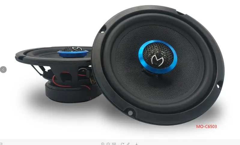 2 pieces new arrival 4OHM 2-Way 6.5 inch Car Coaxial Speakers for universal car Car Audio Stereo HiFi Music Speaker