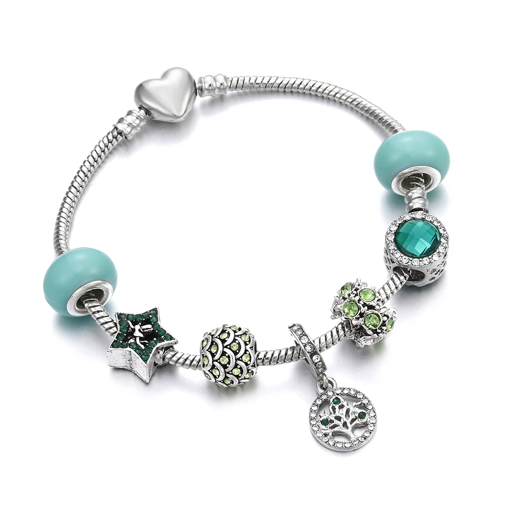 Подвески 6 стилей DIY хрустальные браслеты и для женщин ювелирные изделия бусины