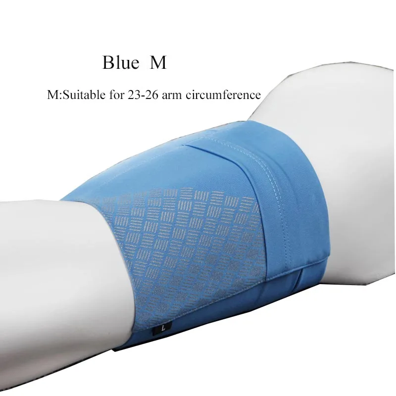 BLUE M Светоотражающая спортивная сумка для ночного бега, для мобильного телефона, для прогулок, спортивная сумка на руку, кошелек для бега велосипеда, спортивная сумка для бега, спортивная сумка - Цвет: BLUE M