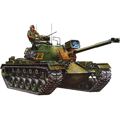 Масштаб 1:35 модель военного танка Tamiya американского M48A3 Patton набор для сборки хобби