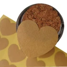 100 шт., наклейки-этикетки в форме сердца