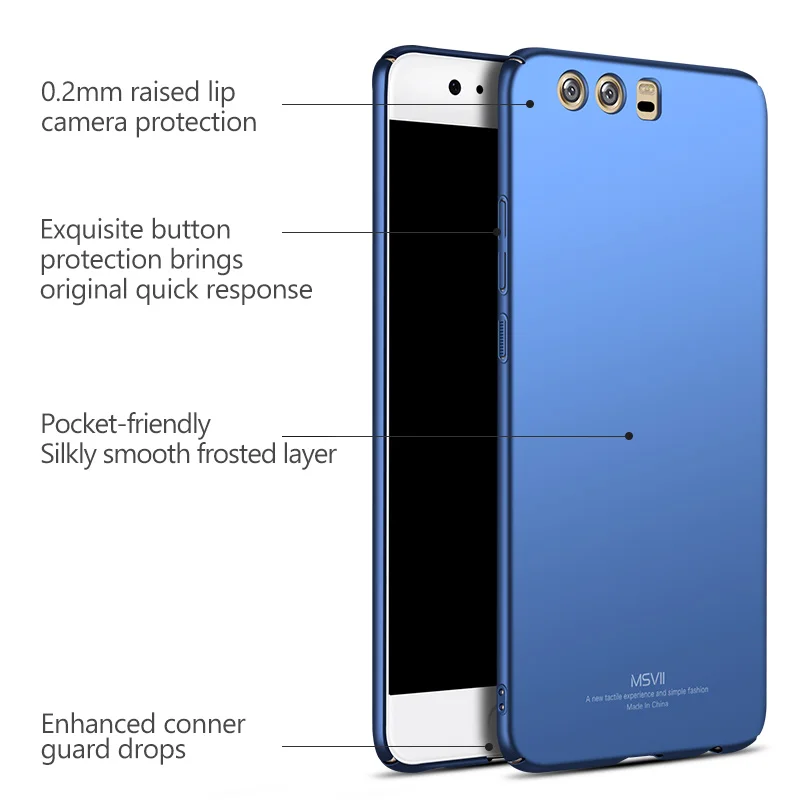 Чехол для Huawei p10 MSVII брендовый чехол huawei P10 plus P10plus Жесткий ПК задняя крышка lite P10lite