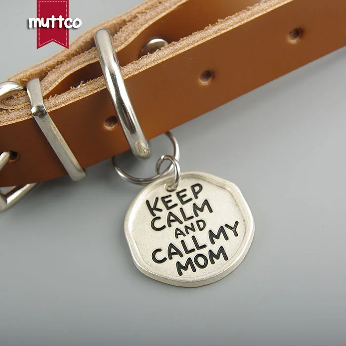

20pcs/lot wholesale functional kirsite metal self-design letter round dog id tag