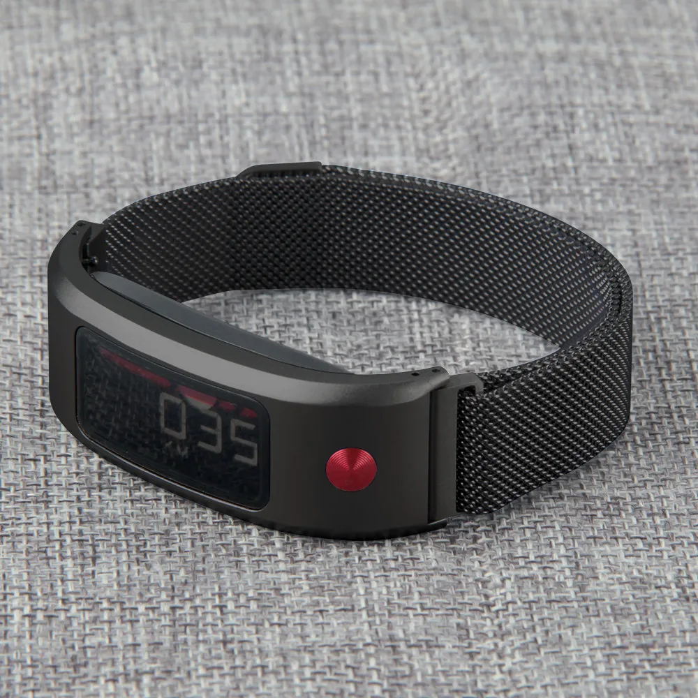 Миланский ремешок из нержавеющей стали для Garmin Vivofit 2 сменный металлический ремешок с магнитной застежкой для Garmin Vivofit 2 Band