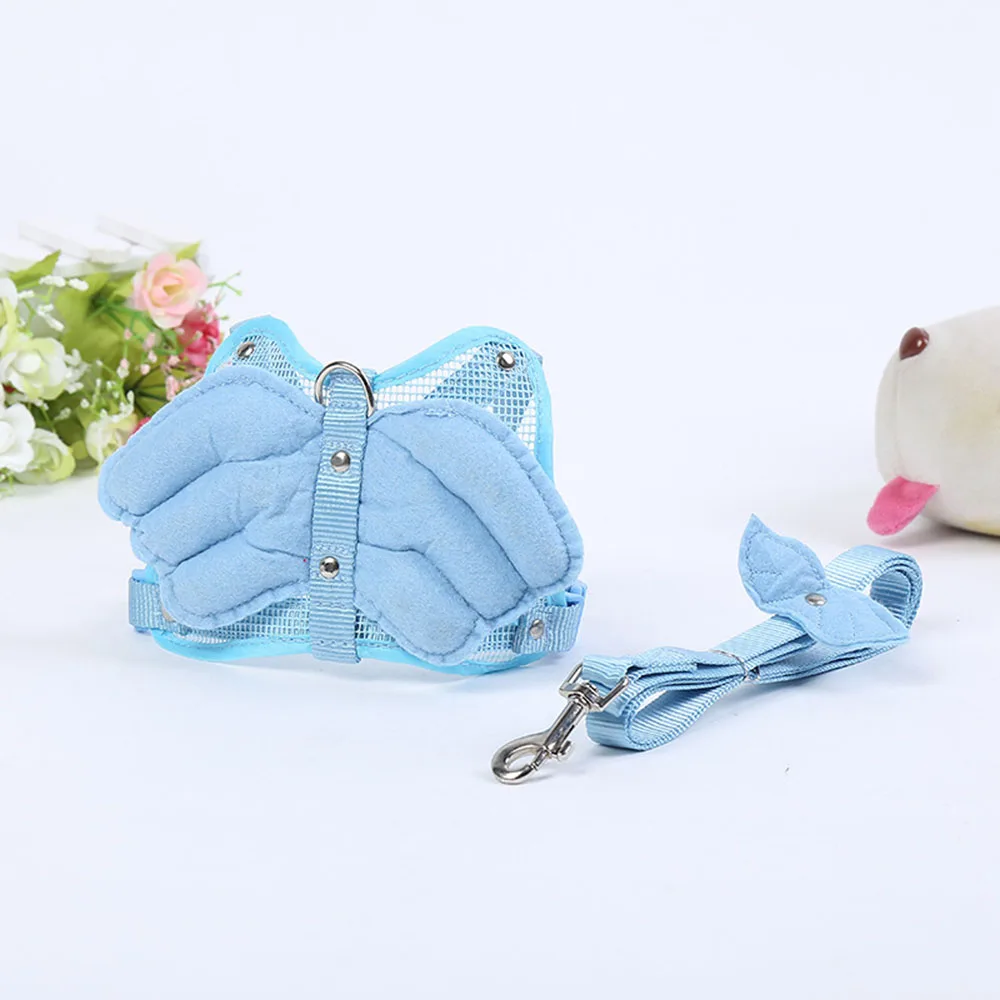 

12pcs/lot Cute Hot Sale Dog Harness & Leash Pet Harness Dog Collar Dog Harness Vest Angle Vest Harness Free Shipping