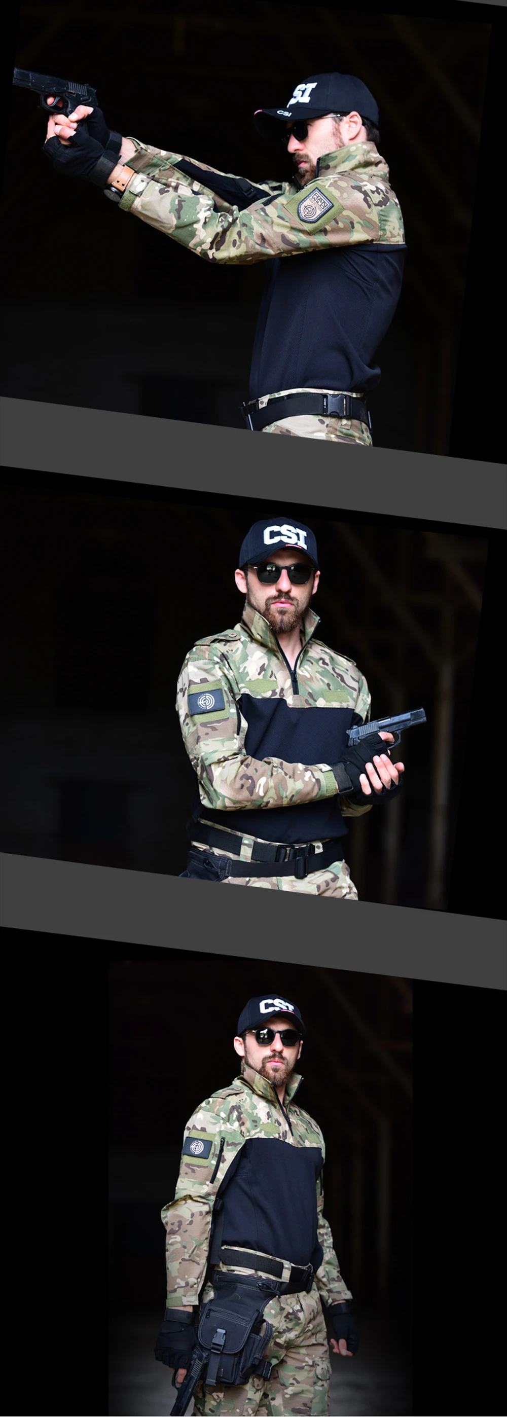 Мужская военная форма тактическая футболка с длинным рукавом SWAT Soldiers дышащая быстросохнущая армейская футболка одежда для страйкбола