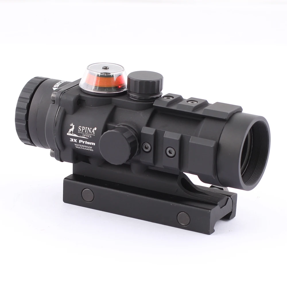 Тактический Оптический прицел SPINA OPTICS оптический с красной призмой 3x32 Gp01 для