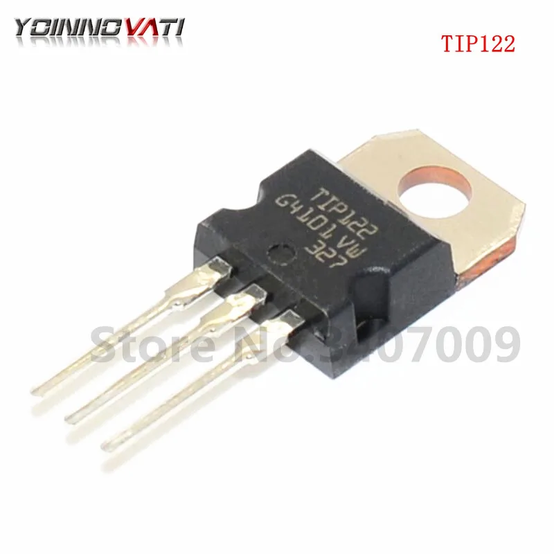 10 шт. TIP122 TO 220 Дарлингтон транзистор NPN Epitaxial Darl новый оригинальный|Соединители| |