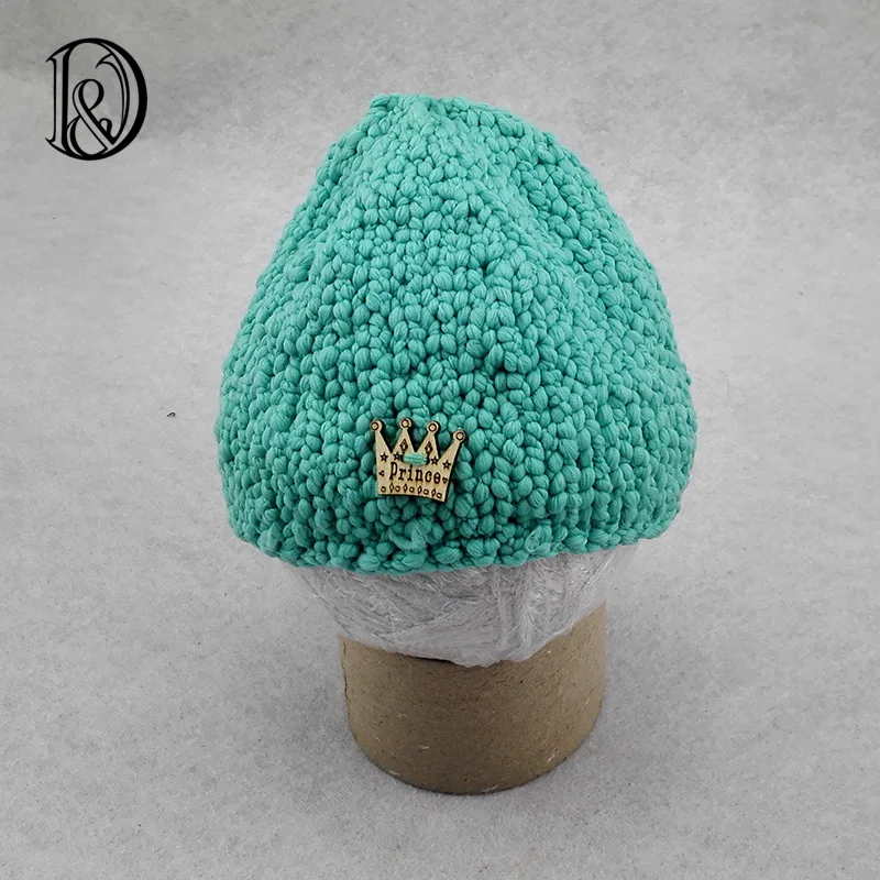 Реквизит для фотосъемки 2 шт./лот ручная вязка новорожденных шапочка маленьких