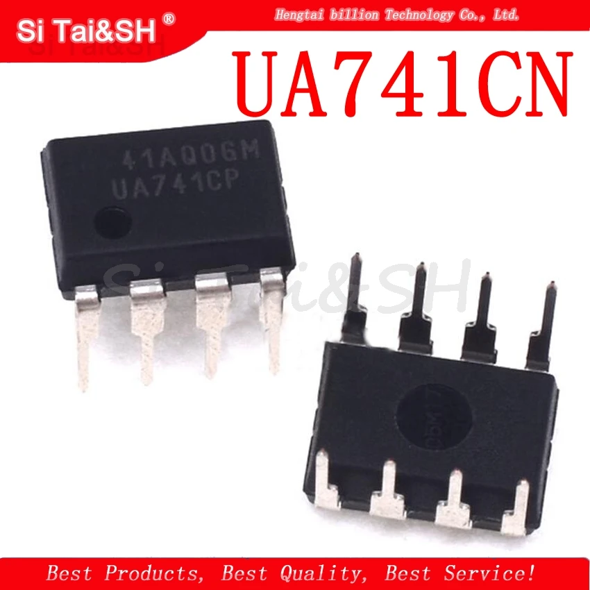 20 шт. DIP8 IC UA741CN UA741CP UA741 ОП усилитель LM741 741 TI IC OPAMP GP 1 МГц